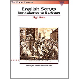 Hal Leonard English Songs - Renaissance To Baroque for High Voice (The Vocal Library Series)