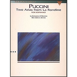 Hal Leonard Puccini:  Two Arias from La Rondine for Soprano Voice (The Vocal Library Series)