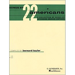 G. Schirmer Songs By 22 Americans for High Voice