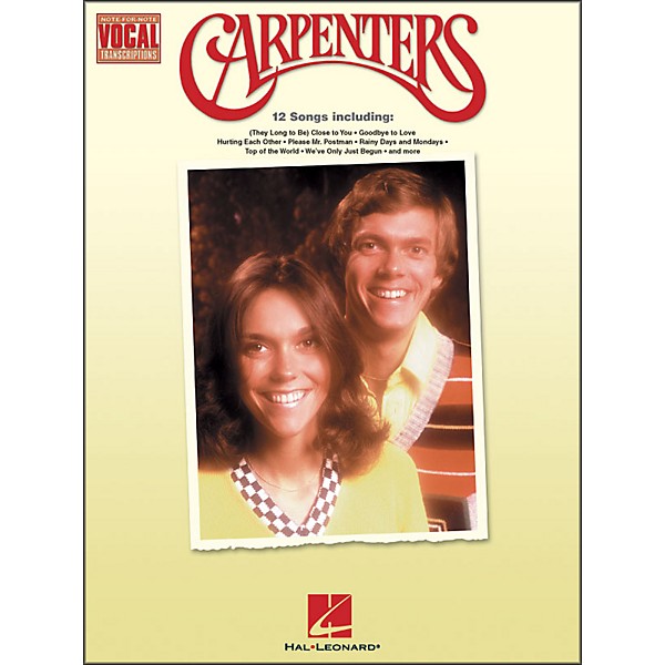 Hal Leonard Carpenters Note-for-Note Vocal Transcriptions
