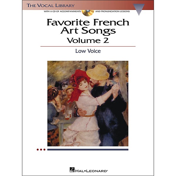 Hal Leonard Favorite French Art Songs for Low Voice Volume 2 Book/CD