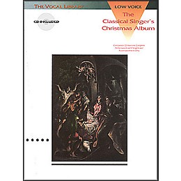 Hal Leonard Classical Singers Christmas Album for Low Voice Book/CD