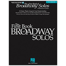 Hal Leonard First Book Of Broadway Solos for Tenor Voice (Book/Online Audio)