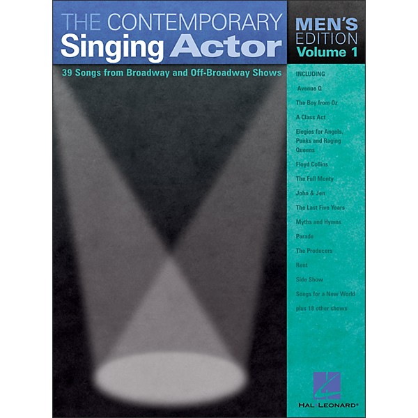 Hal Leonard The Contemporary Singing Actor - Men's Edition Volume 1