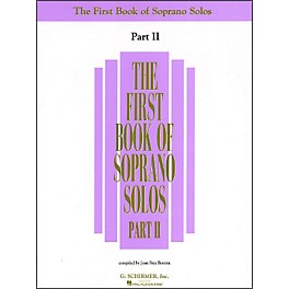 G. Schirmer First Book Of Soprano Solos Part 2