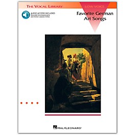 Hal Leonard Favorite German Art Songs for Low Voice (Book/Online Audio)