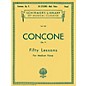 G. Schirmer 50 Lessons, Op. 9 by Concone for Medium Voice