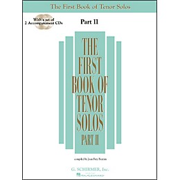 G. Schirmer First Book Of Tenor Solos Part 2 Book/2CD Pkg