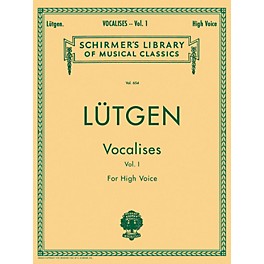 G. Schirmer Vocalises (20 Daily Exercises) - Book I for High Voice By L¼tgen