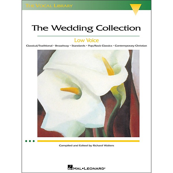 Hal Leonard The Wedding Collection for Low Voice (The Vocal Library Series)