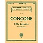 G. Schirmer 50 Lessons, Op. 9 by Concone for High Voice