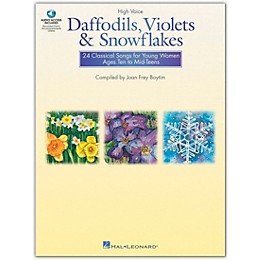 Hal Leonard Daffodils, Violets And Snowflakes for High Voice (Book/Online Audio)