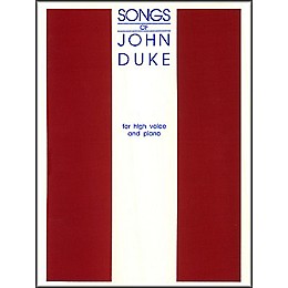 G. Schirmer Songs Of John Duke for High Voice