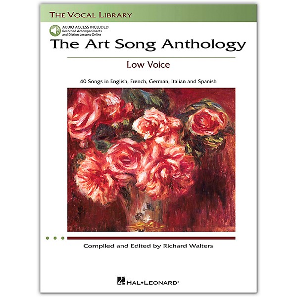 Hal Leonard The Art Song Anthology for Low Voice Book/Online Audio