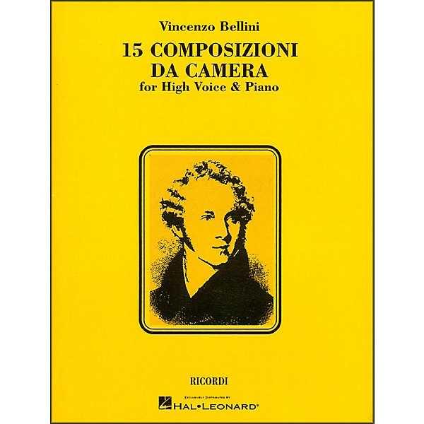 Hal Leonard Bellini - 15 Composizioni Da Camera for High Voice