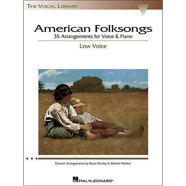 Hal Leonard American Folksongs for Low Voice (The Vocal Library Series)