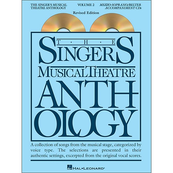 Hal Leonard Singer's Musical Theatre Anthology for Mezzo-Soprano / Belter Volume 2 2CD's Accompaniment