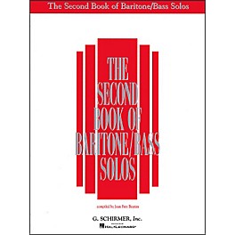 G. Schirmer Second Book Of Baritone  /Bass Solos