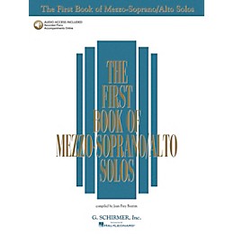 G. Schirmer First Book Of Mezzo-Soprano / Alto Solos Book/2CD Package