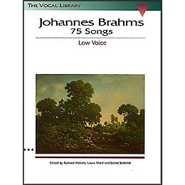 Hal Leonard Brahms 75 Songs for Low Voice