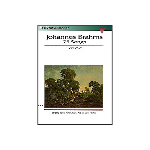 Hal Leonard Brahms 75 Songs for Low Voice