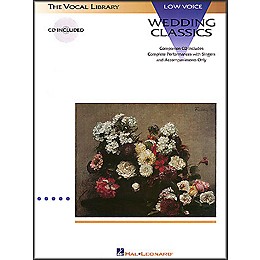 Hal Leonard Wedding Classics for Low Voice Book/CD