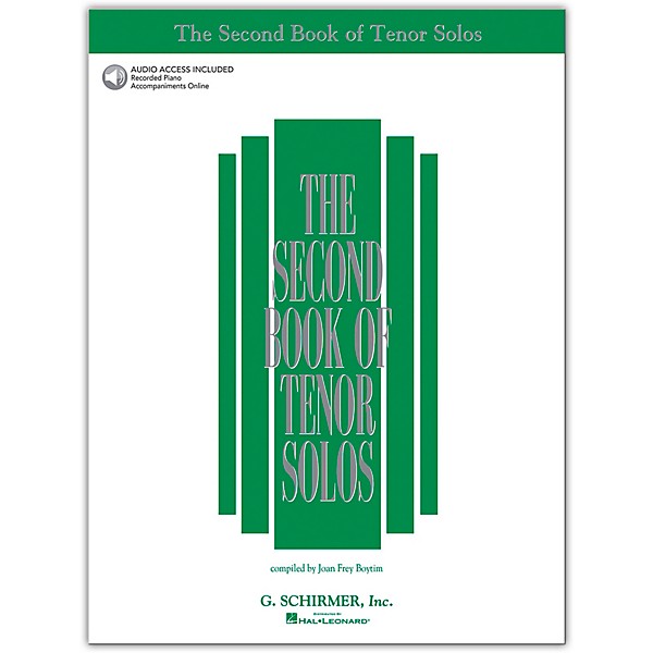 G. Schirmer Second Book/Online Audio Of Tenor Solos Book/Online Audio