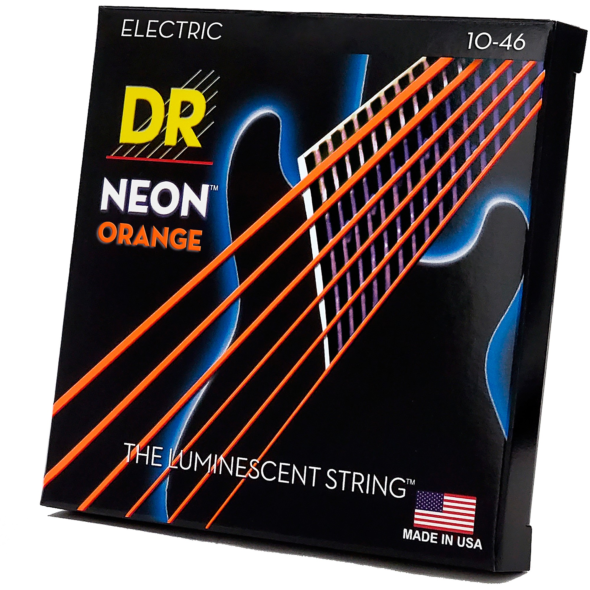 【送料0円】 Strings DR NEON Electric Medium SuperStrings Orange Hi-Def ウェア
