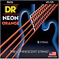 DR Strings NEON Hi-Def Orange Bass SuperStrings Medium 5-String thumbnail