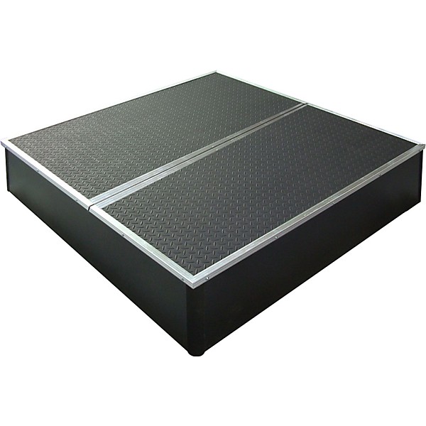 Control Acoustics Portable Stage with Rubber Diamond Mat Surface 4 x 4 ft.