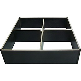 Control Acoustics Portable Stage with Rubber Diamond Mat Surface 4 x 4 ft.