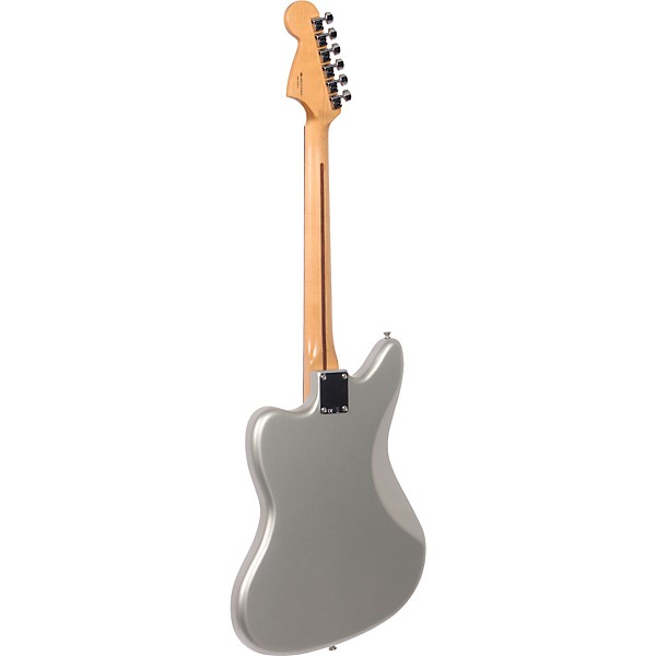 Fender Blacktop Jaguar HH Electric Guitar Silver Rosewood