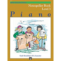 Alfred Alfred's Basic Piano Course Notespeller Book 3