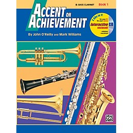 Alfred Accent on Achievement Book 1 B-Flat Bass Clarinet Book & CD