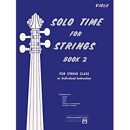 Alfred Solo Time for Strings Book 2 Viola