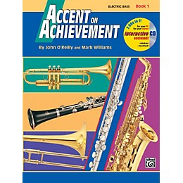 Alfred Accent on Achievement Book 1 Electric Bass Book & CD