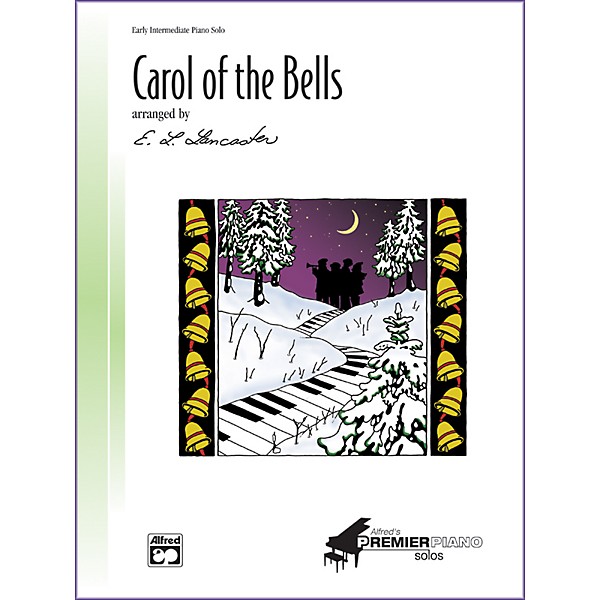 Alfred Carol of the Bells Early Intermediate Piano Sheet