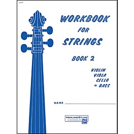 Alfred Workbook for Strings Book 2 Bass