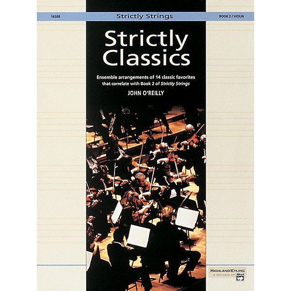 Alfred Strictly Classics Book 2 Violin