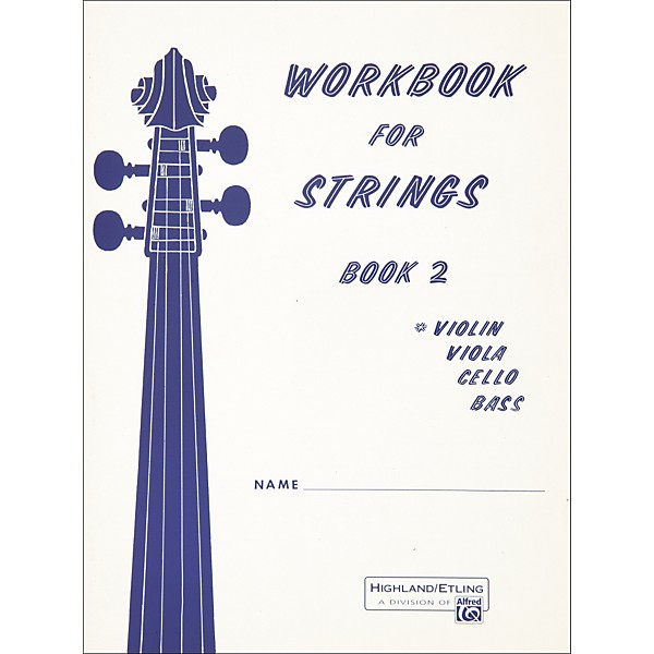 Alfred Workbook for Strings Book 2 Violin