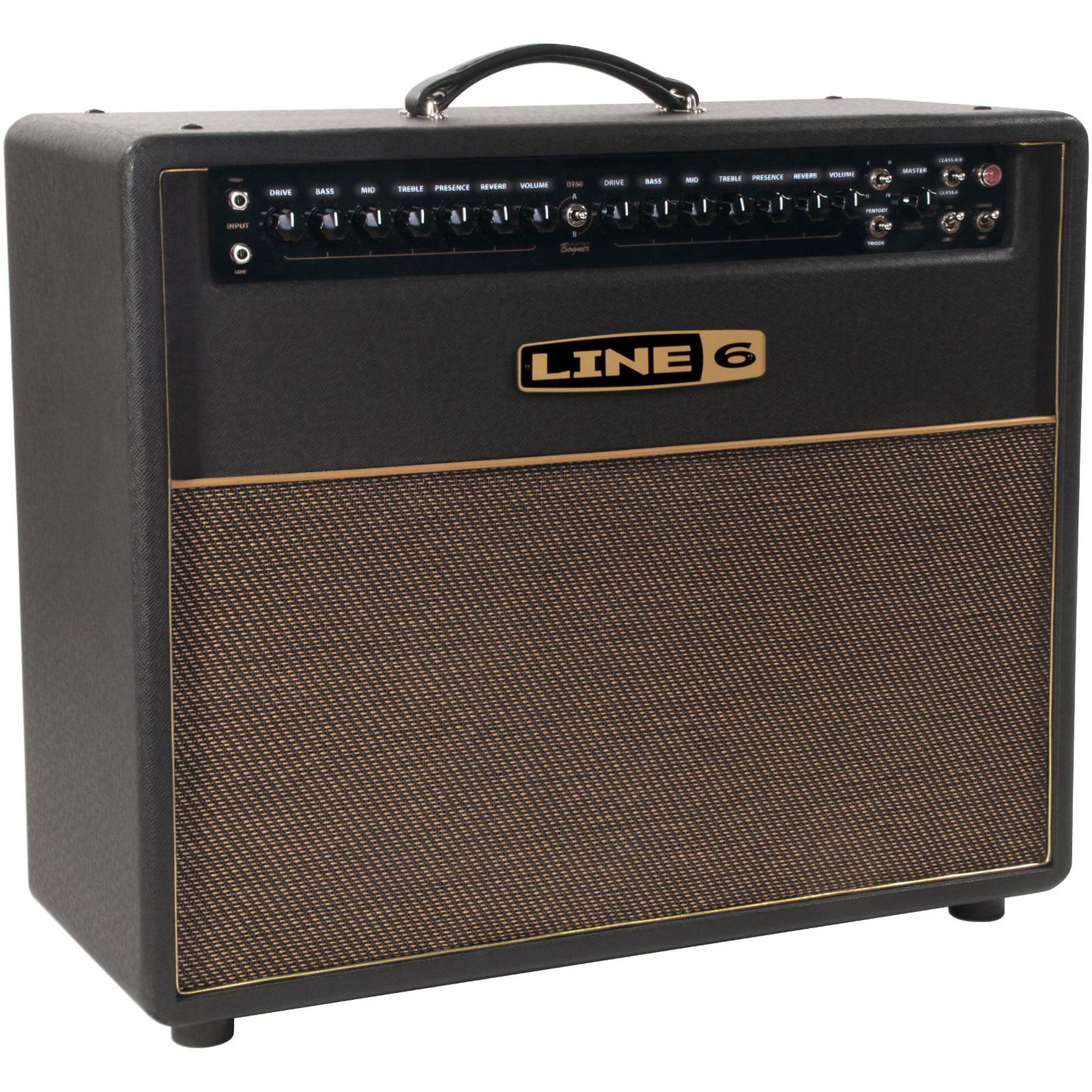 Line 6 DT50 112 25/50W 1x12 Guitar Combo Amp Black | Guitar Center