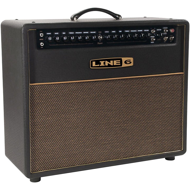 2025年QDT 50 Vol. 1〜12 Line 6 DT50 112 25/50W 1x12 Guitar Combo Amp Black | Guitar Center