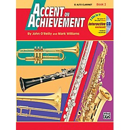 Alfred Accent on Achievement Book 2 E-Flat Alto Clarinet Book & CD