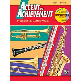 Alfred Accent on Achievement Book 2 Flute Book & CD