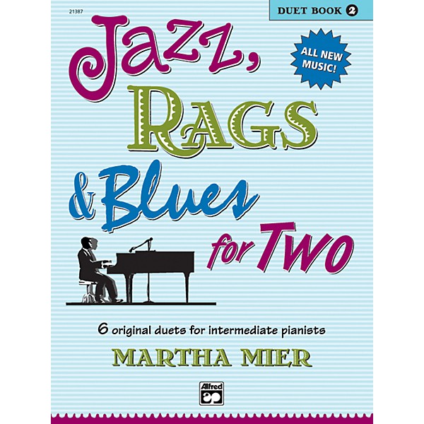 Alfred Jazz Rags & Blues for Two Book 2