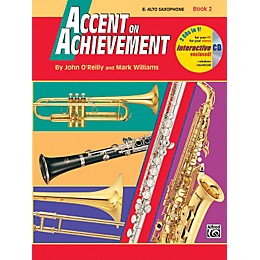 Alfred Accent on Achievement Book 2 E-Flat Alto Saxophone Book & CD