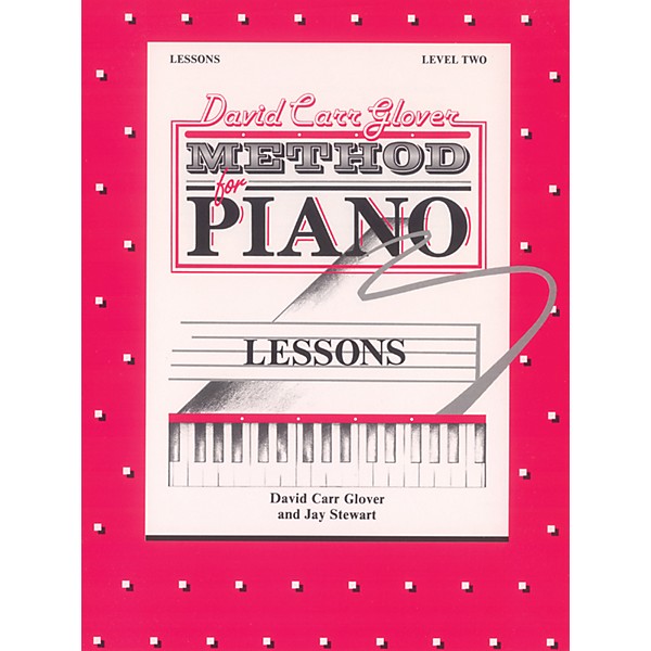 Alfred David Carr Glover Method for Piano Lessons Level 2