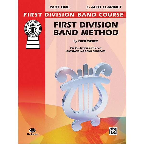 Clearance Alfred First Division Band Method Part 1 B-Flat Clarinet