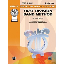 Alfred First Division Band Method Part 3 B-Flat Clarinet