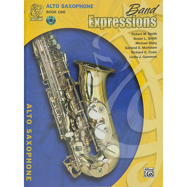 Alfred Band Expressions Book One Student Edition Alto Saxophone Book & CD